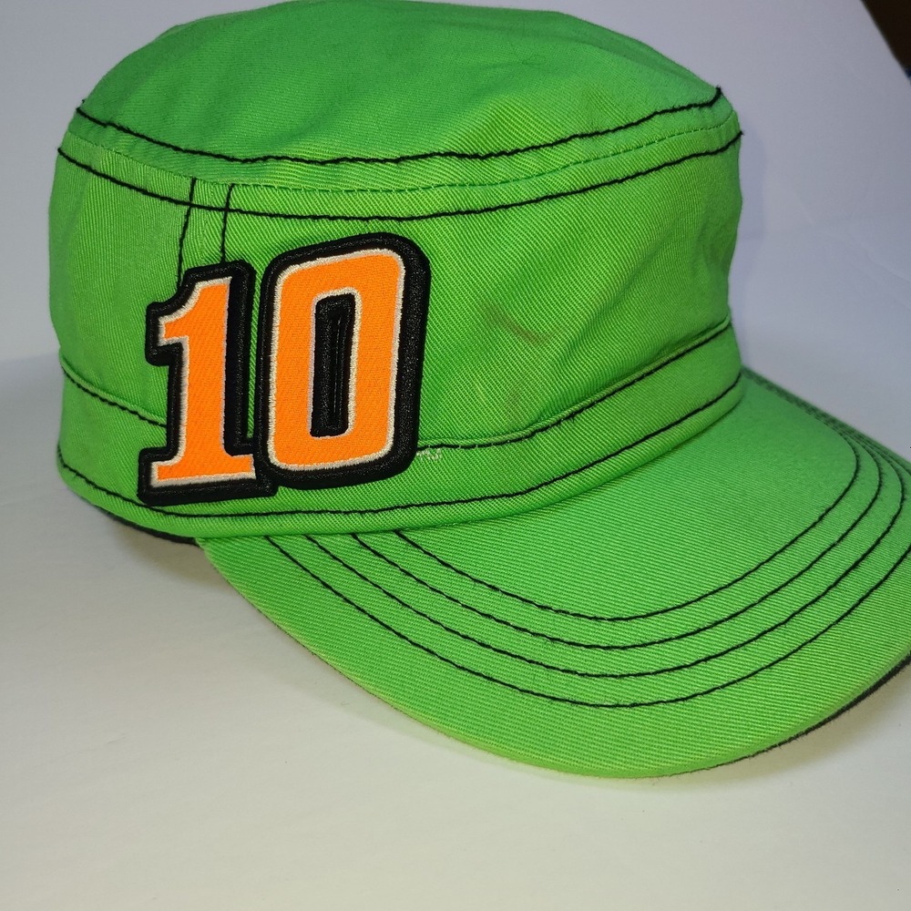 New Era 10 Hat Cadet Cap Military Style Lime Green Orange Black